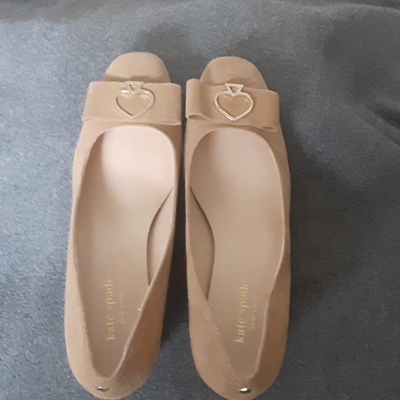 kate spade Shoes - Kate Spade Diora Biscotti Suede Pumps New in Box